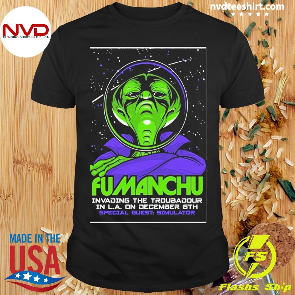 Fu Manchu West Hollywood, Ca Dec 6, 2024 Troubadour Shirt