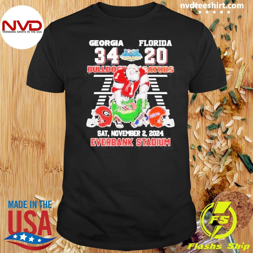 Georgia Bulldogs Beat Florida Gators In Everbank Stadium 2024 Shirt