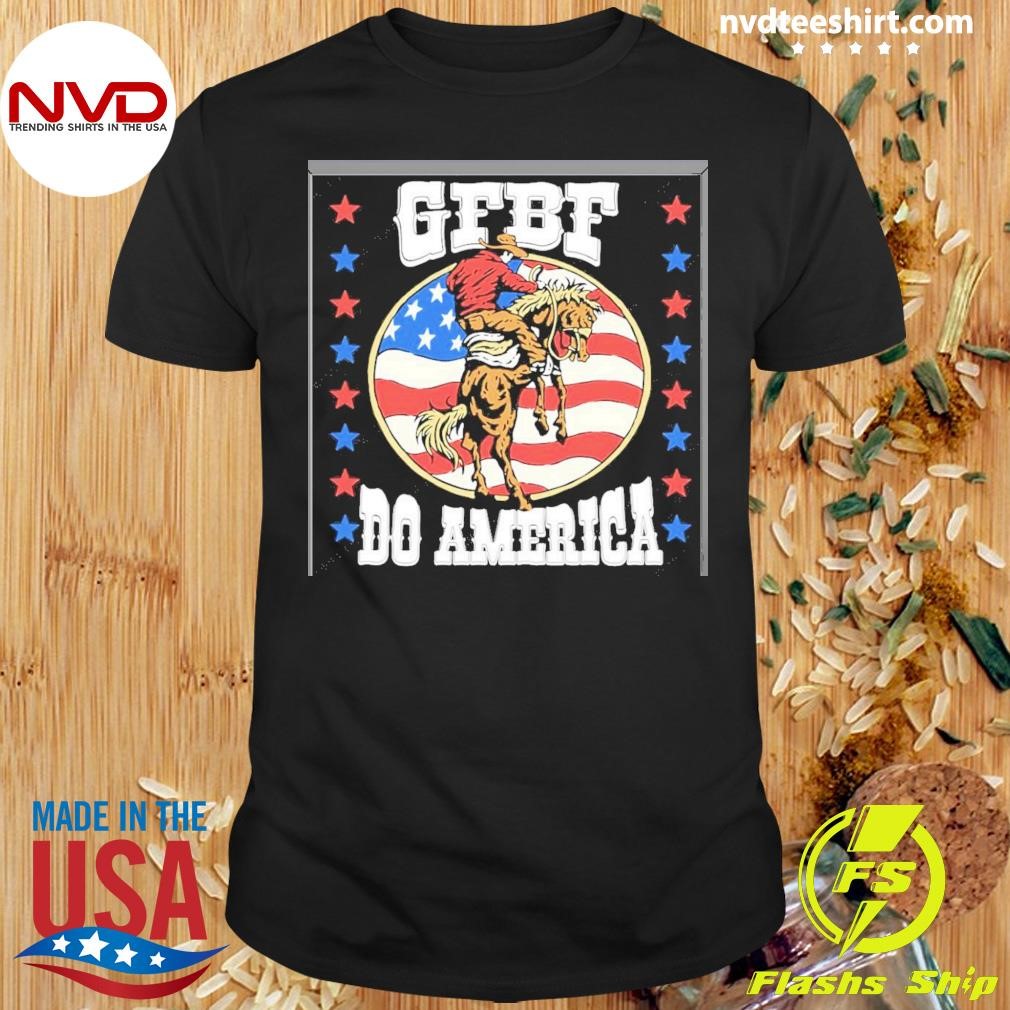 Gfbf Do America Horses Usa Flag Shirt