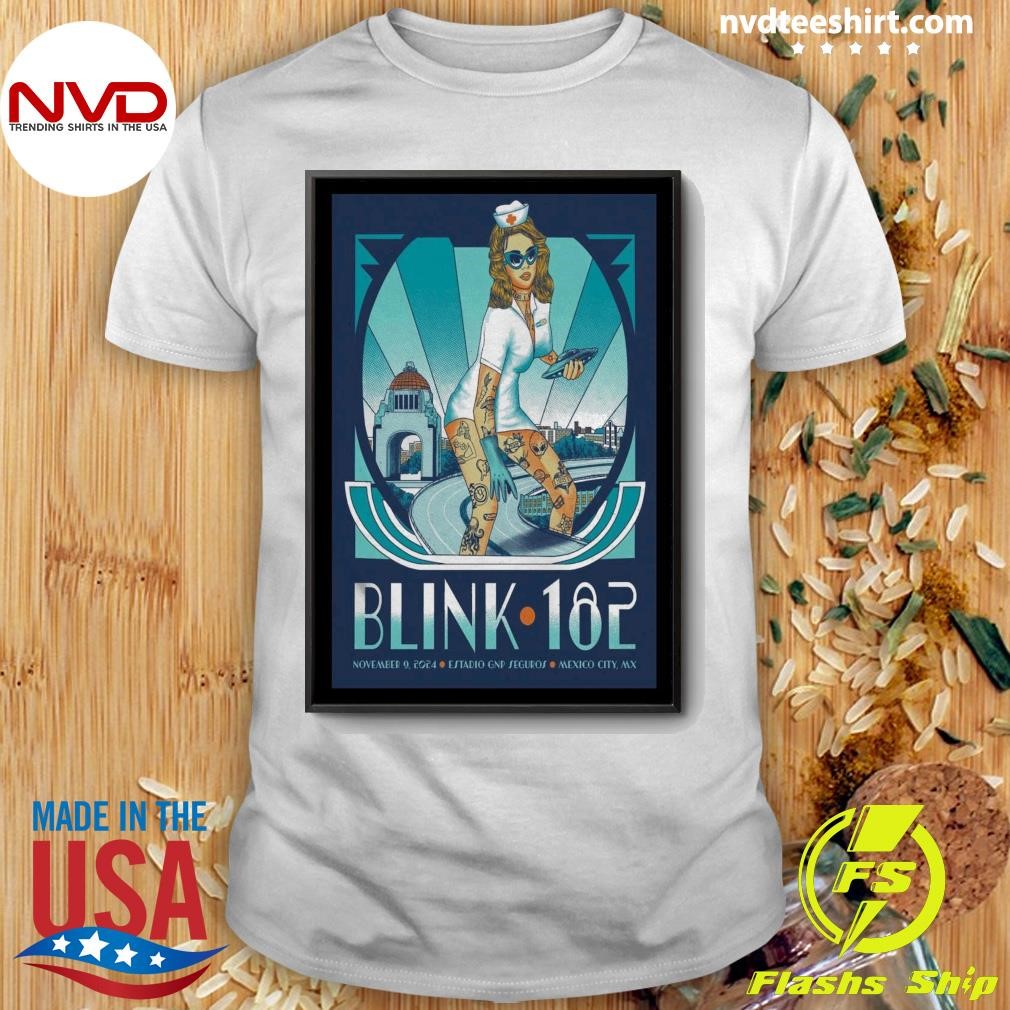 Girl Blink 182 On Nov 9 2024 in Mexico City Shirt