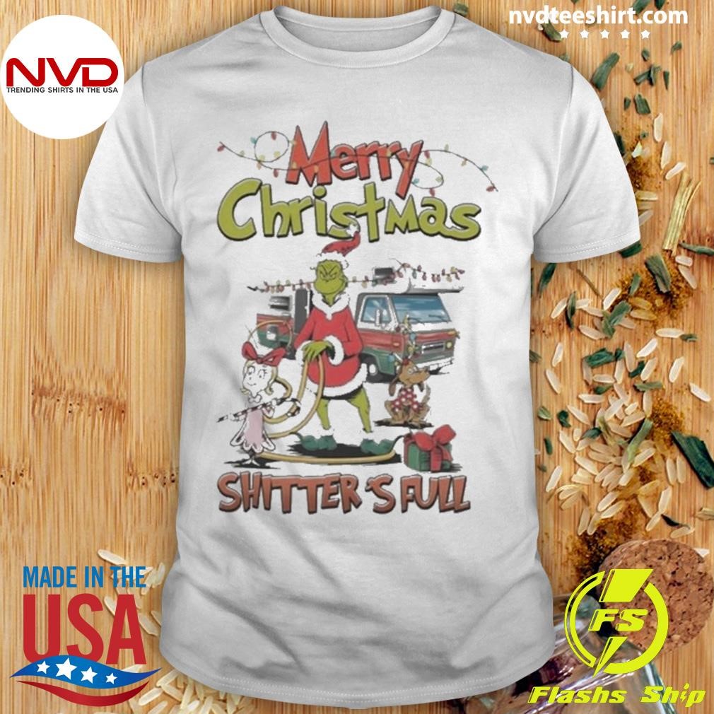 Grinch Merry Christmas Shitter’s Full 2024 Shirt