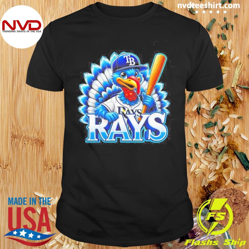 Happy Thanksgiving Tampa Bay Rays Baseball Turkey 2024 Shirt