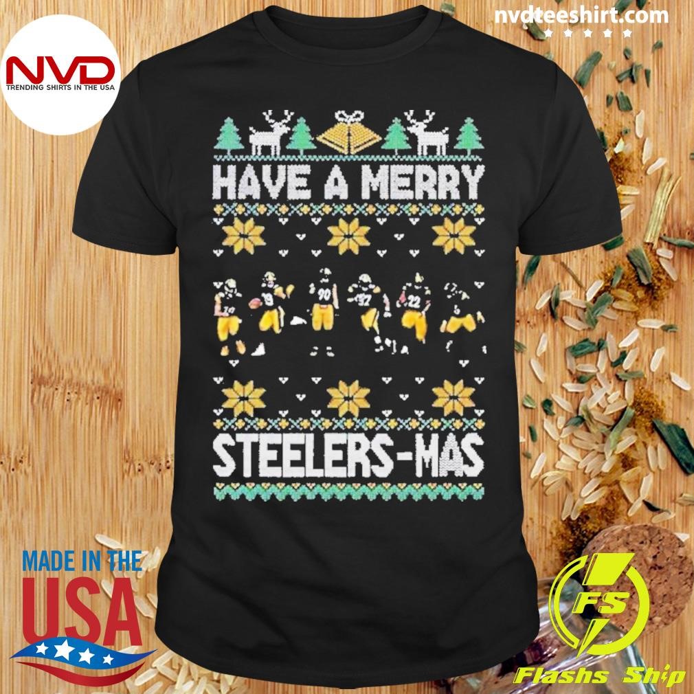 Have A Merry P Steelers Mas Ugly Christmas 2024 Shirt