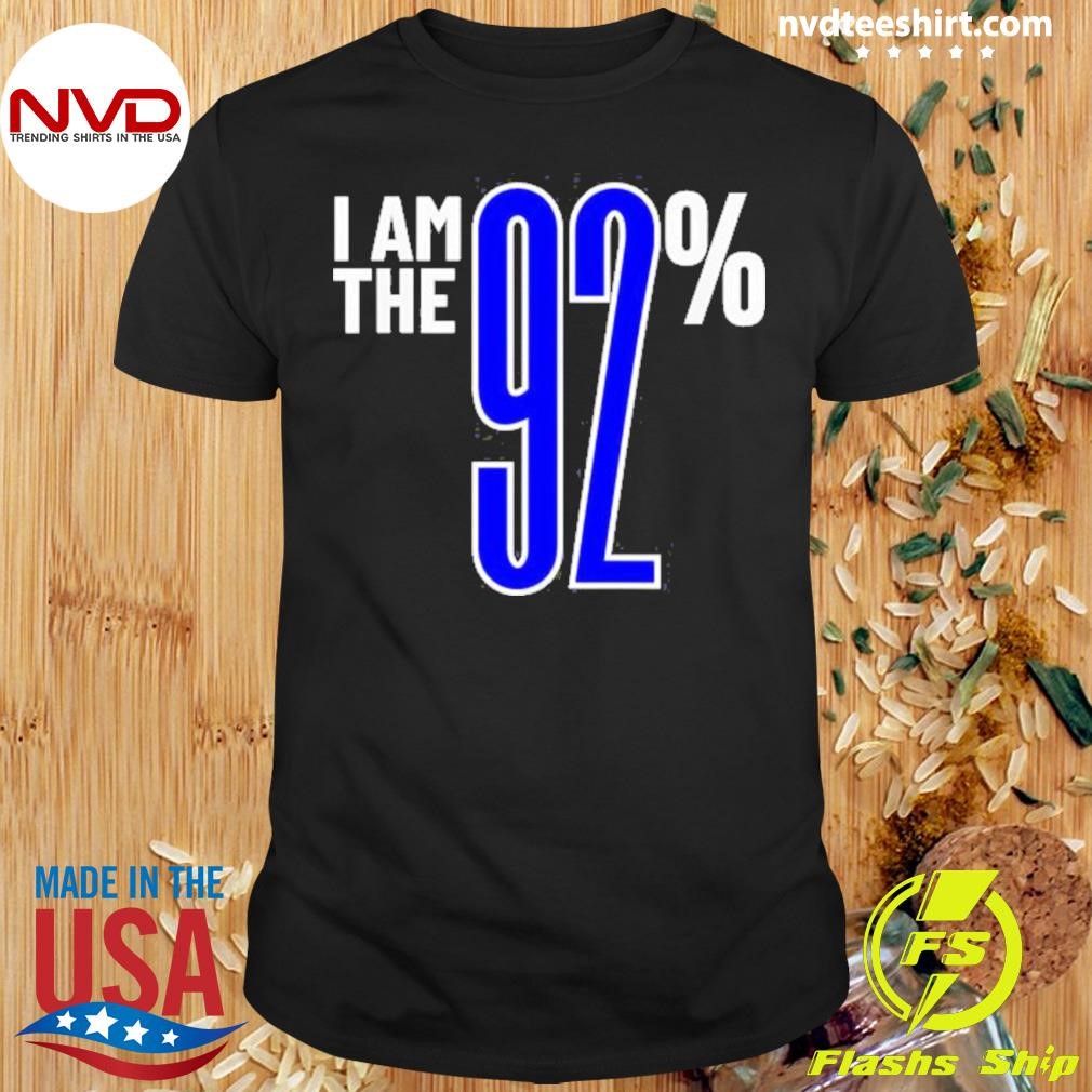 I Am The 92% Club Vote Black Women We Are Tired Shirt