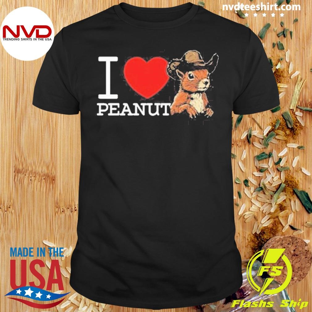 I Love Peanut 2024 Shirt