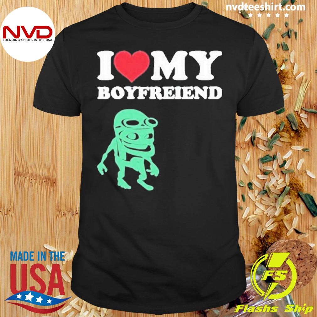 Joey Valence Wearing I Love My Boyfriend Shirt