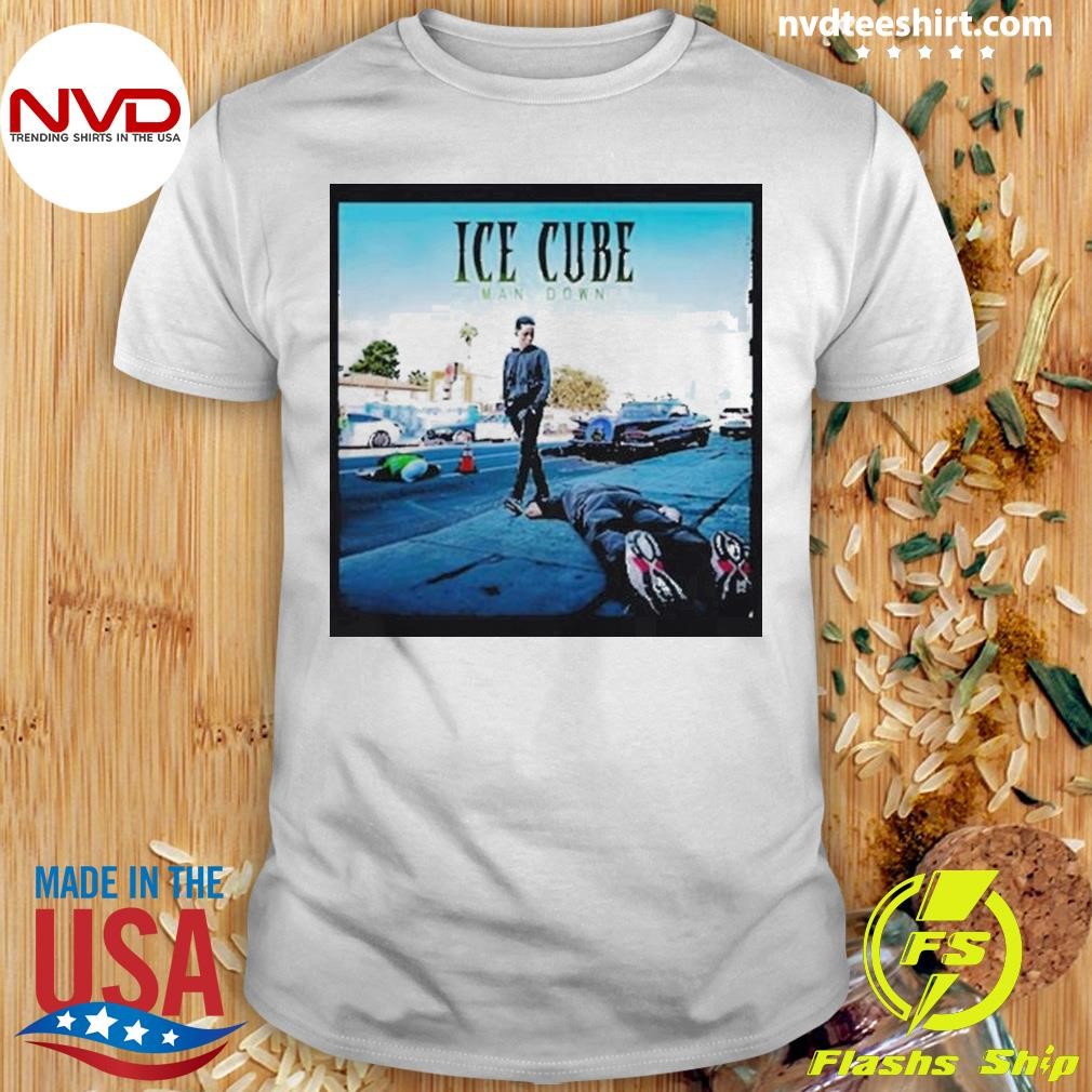 Ice Cube Man Down Street Black 2024 Shirt