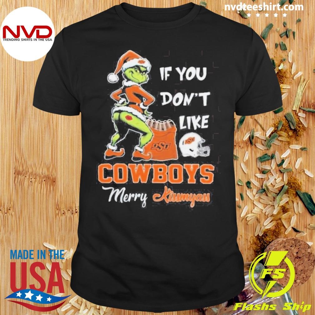 If You Don’t Like Oklahoma State Cowboys Merry Kissmyass 2024 Shirt