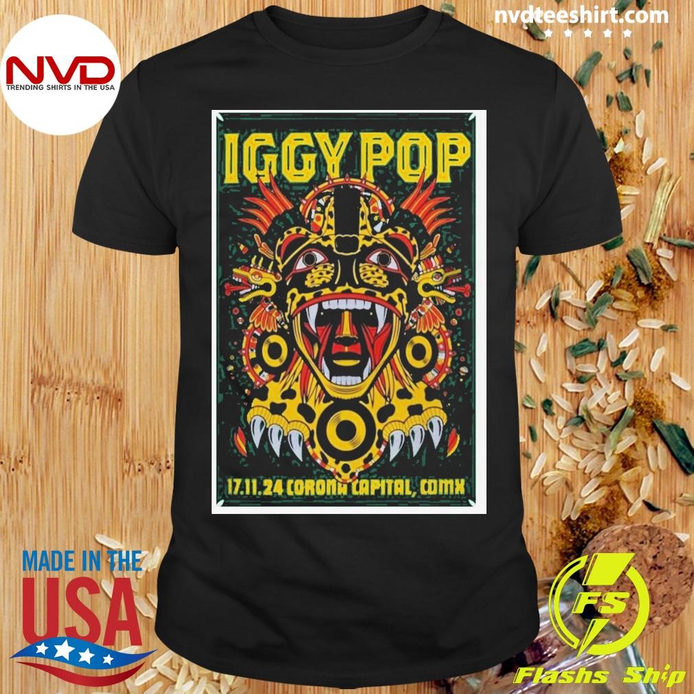 Iggy Pop Corona Capital Festival Mexico City, Mexico 2024 Shirt