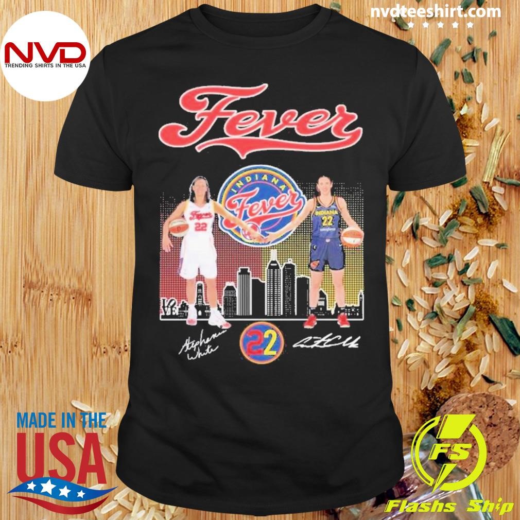 Indiana Fever Legends Stephanie White Caitlin Clark 2024 Signatures Shirt