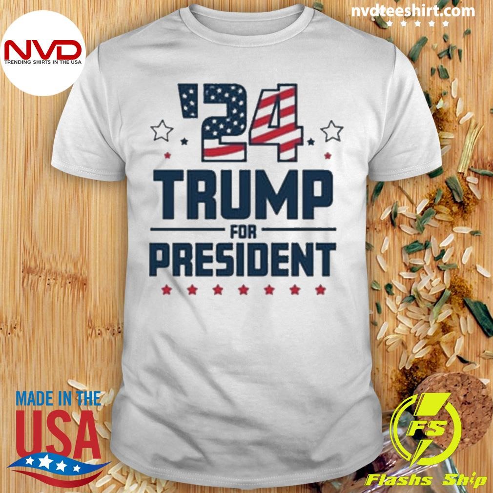 Inktastic 2024 Election Trump for President Shirt