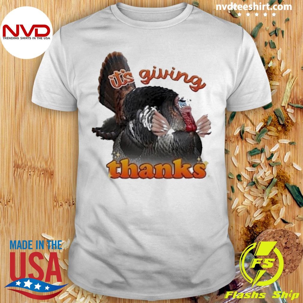 It’s giving Thanks yassified Thanksgiving Turkey Shirt