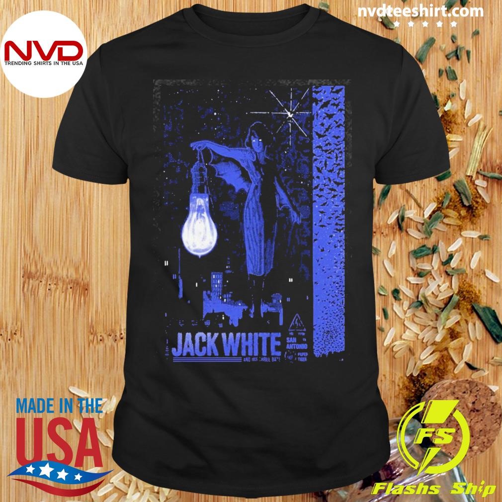 Jack White November 15 2024 Paper Tiger San Antonio Tx Poster Shirt