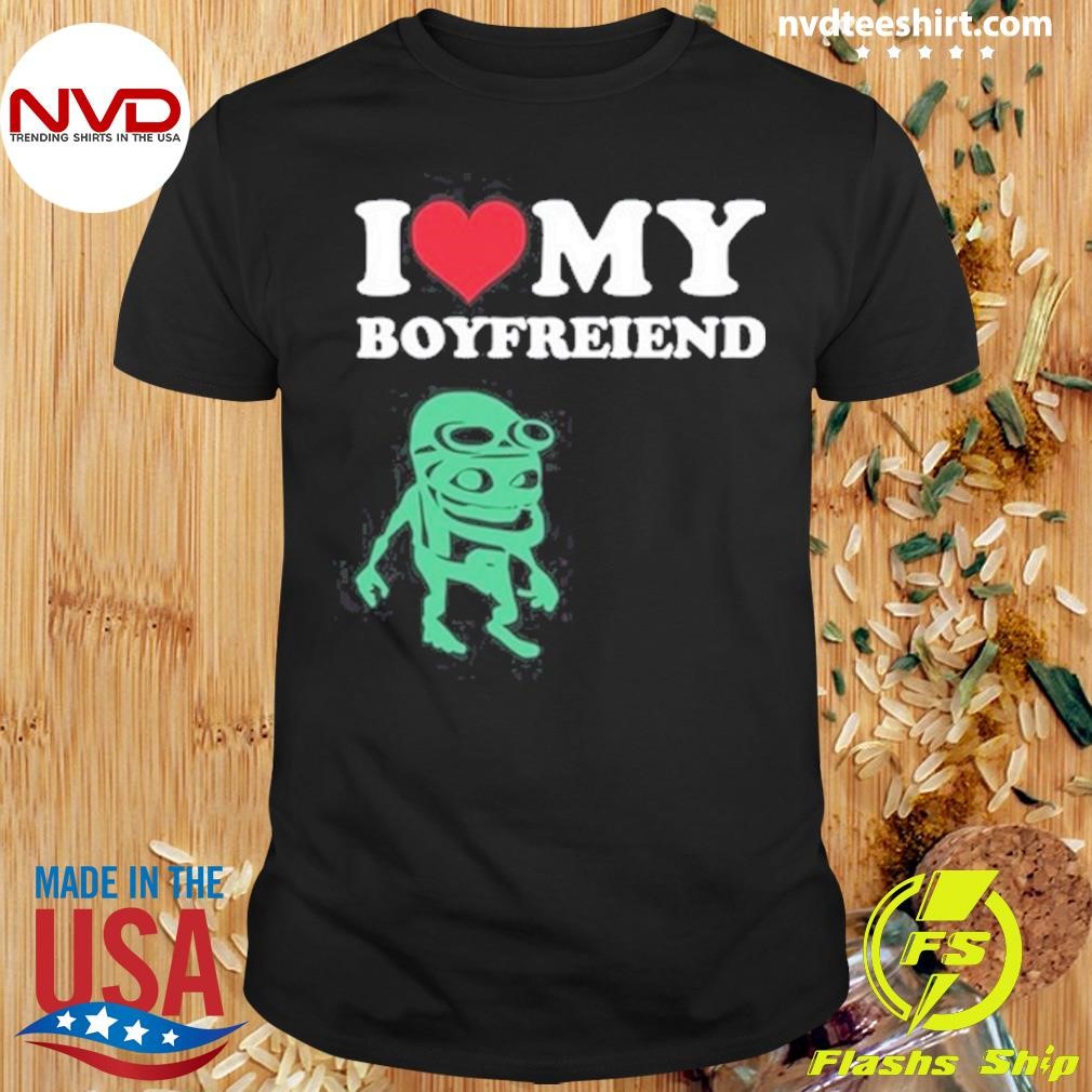 Joey Valence Wearing I Love My Boyfriend Shirt