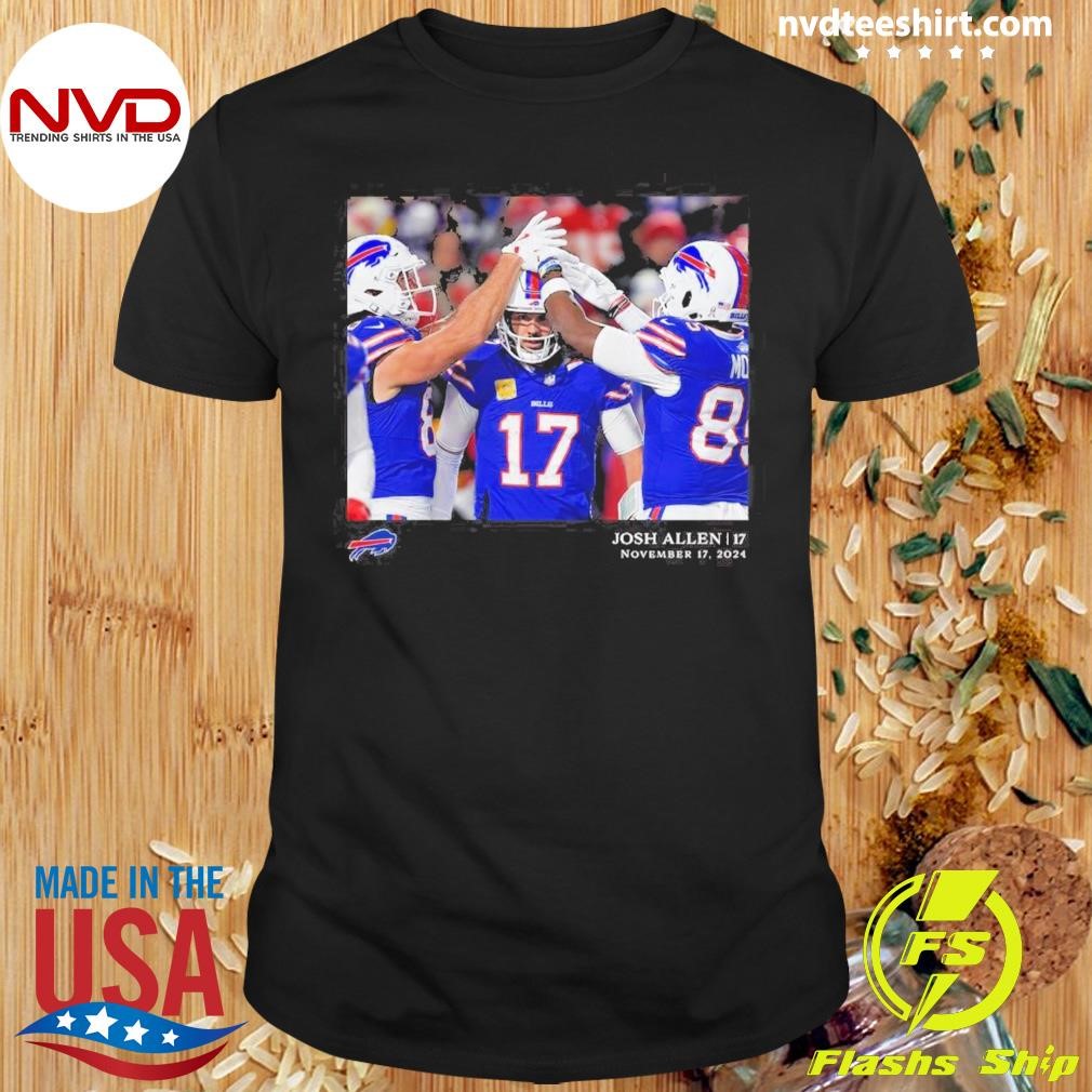 Josh Allen Buffalo Bills Nfl Flash Features Week 11 Shirt