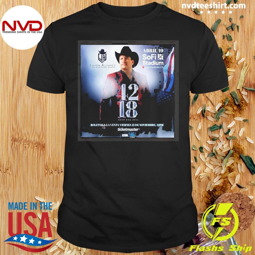 Julion Alvarez Tour April 19 2025 Sofi Stadium Shirt