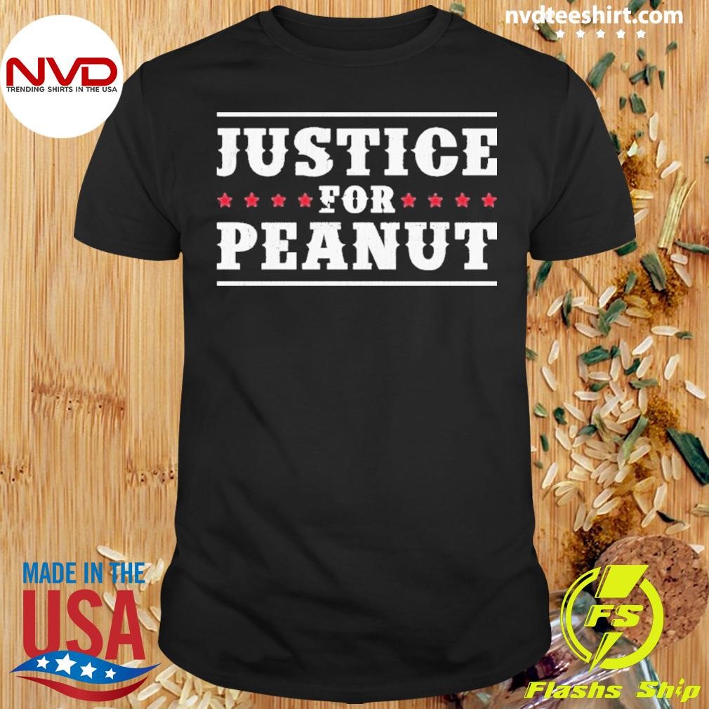 Justice For Peanut P’nut The Squirrel Retro 2024 Shirt