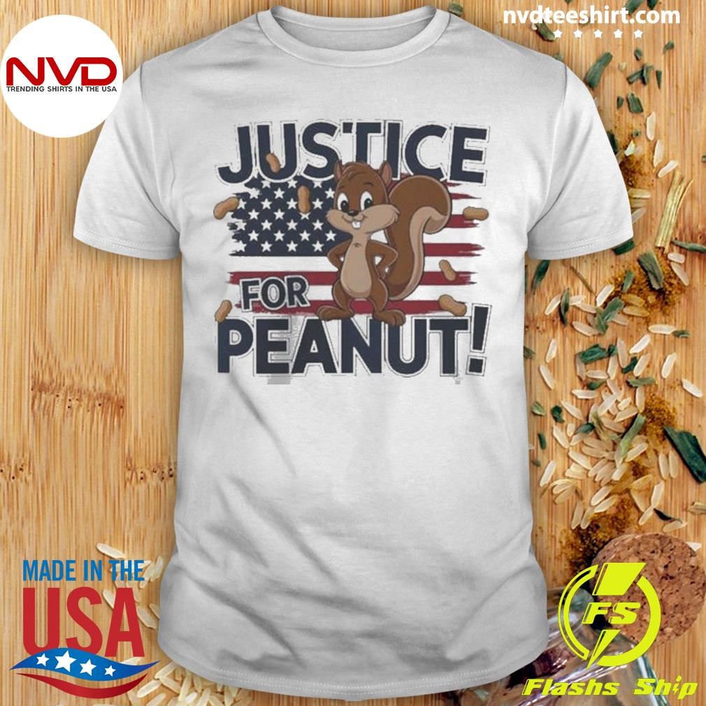 Justice For Peanut The Squirrel Gildan Shirt