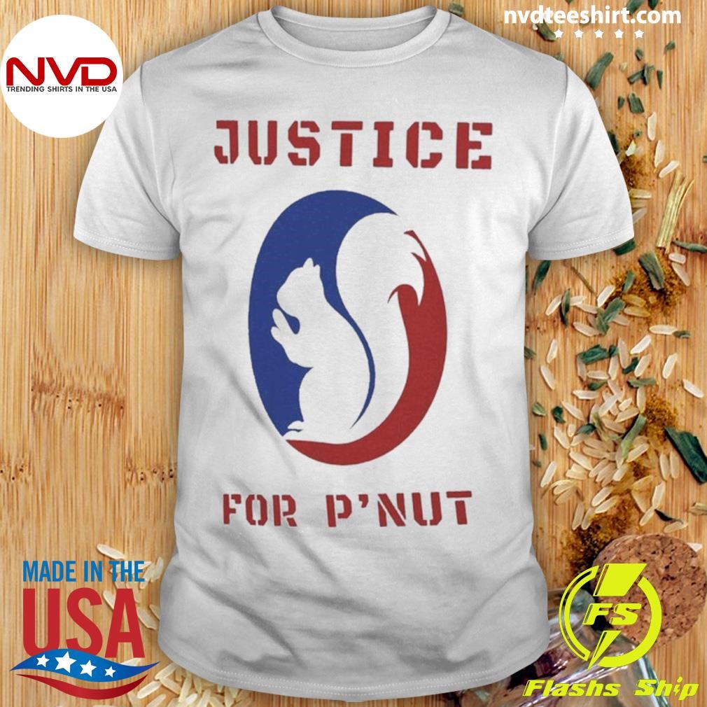 Justice For P’nut Squirrel 2024 Shirt