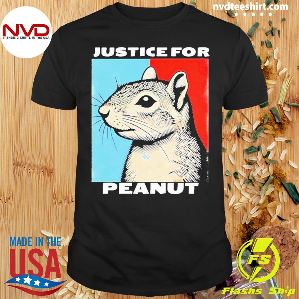 Justice for Peanut Peanut Squirrel, Squirrel Lover 2024 Shirt