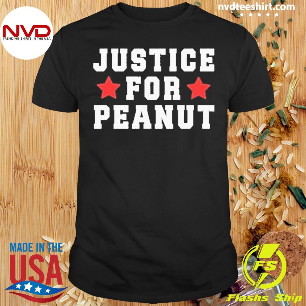 Justice for Peanut the Squirrel shirt, Peanut Support 2024 Shirt