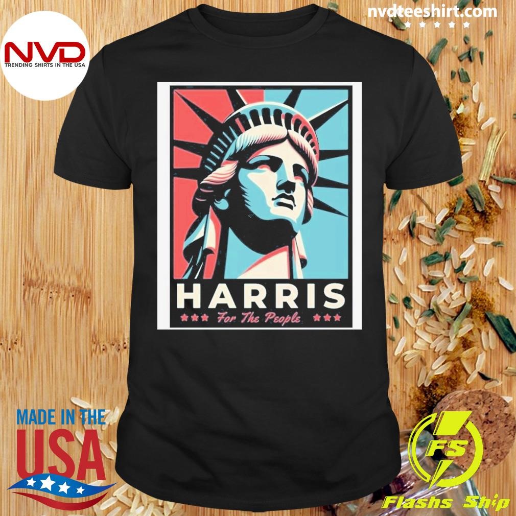 Kamala Harris For The People Statue Of Liberty Election Vintaeg 2024 Shirt