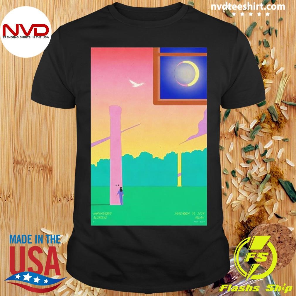 Khruangbin Nov 11 2024 Alcatraz in Milan Italy Tour Poster Shirt