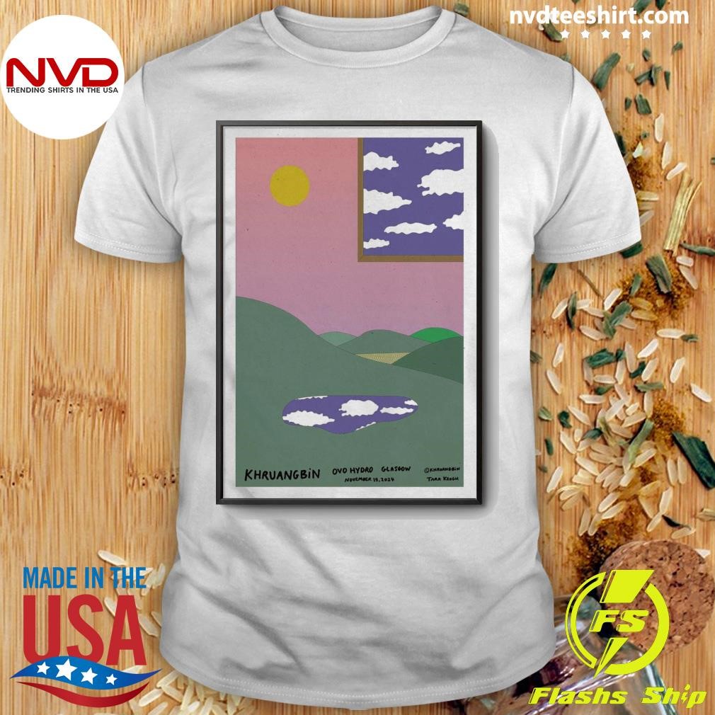 Khruangbin Nov 15 2024 OVO Hydro in Glasgow UK Tour Shirt