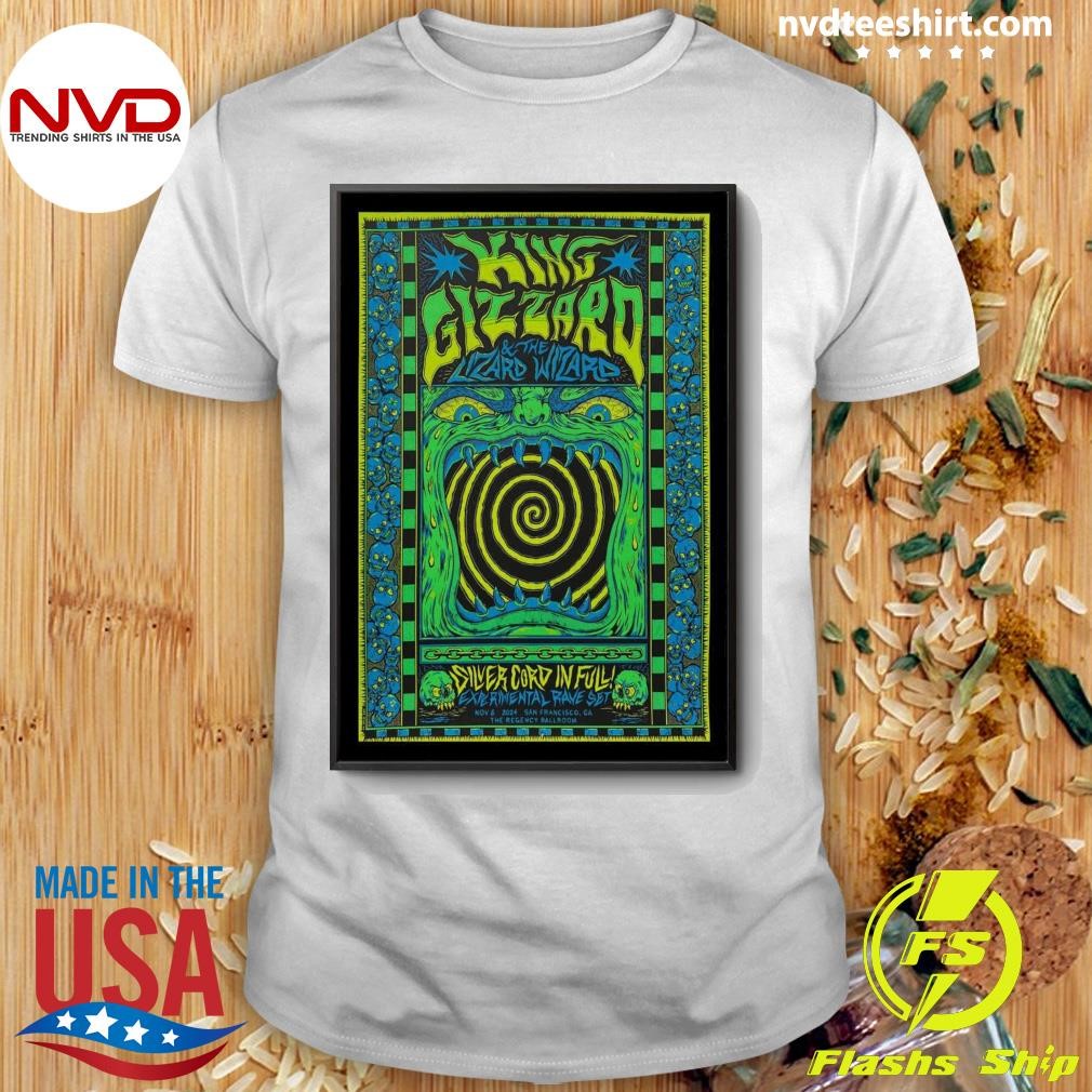 King Gizzard And The Lizard Wizard Nov 6 2024 San Francisco CA Shirt