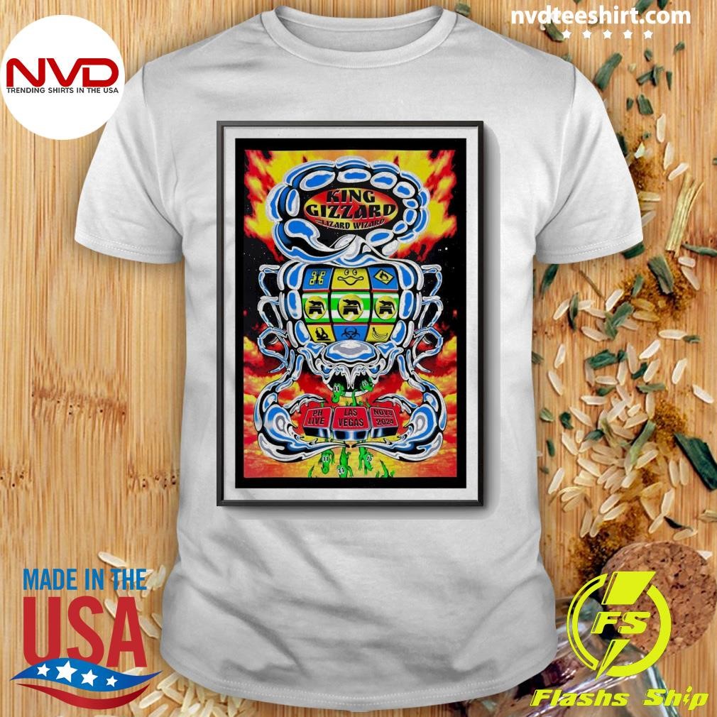 King Gizzard And The Lizard Wizard Nov 8 2024 Las Vegas NV Shirt