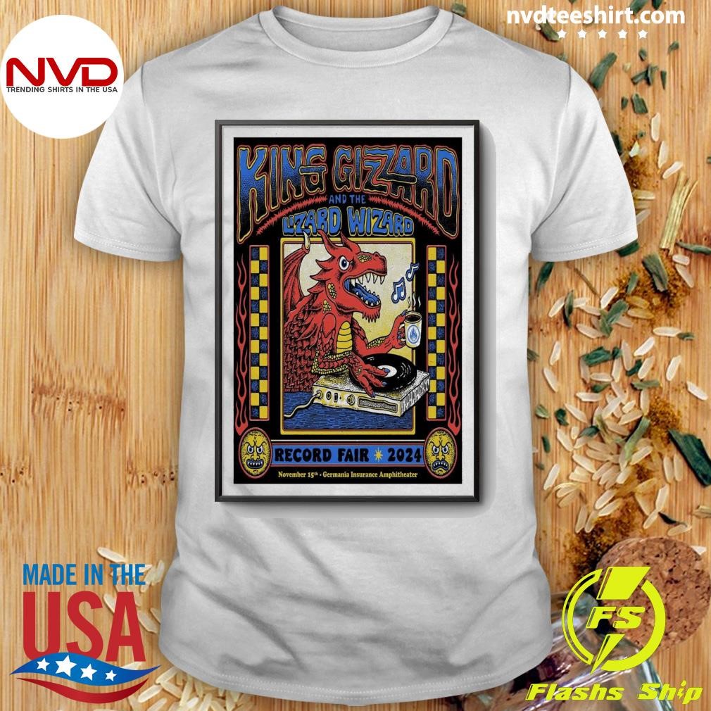 King Gizzard And The Lizard Wizard November 15 2024 Austin TX Shirt