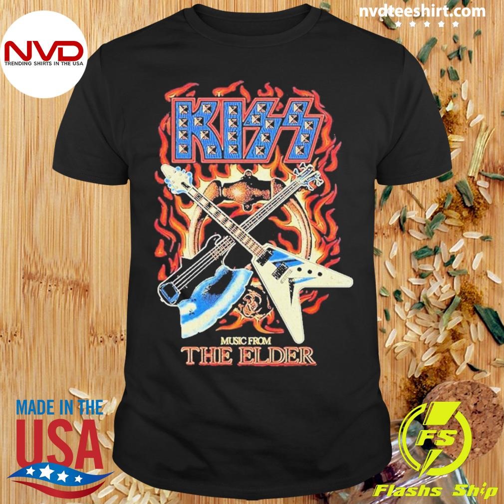 Kiss The Oath Music From The Elder The Demon’s Axe Bass Shirt