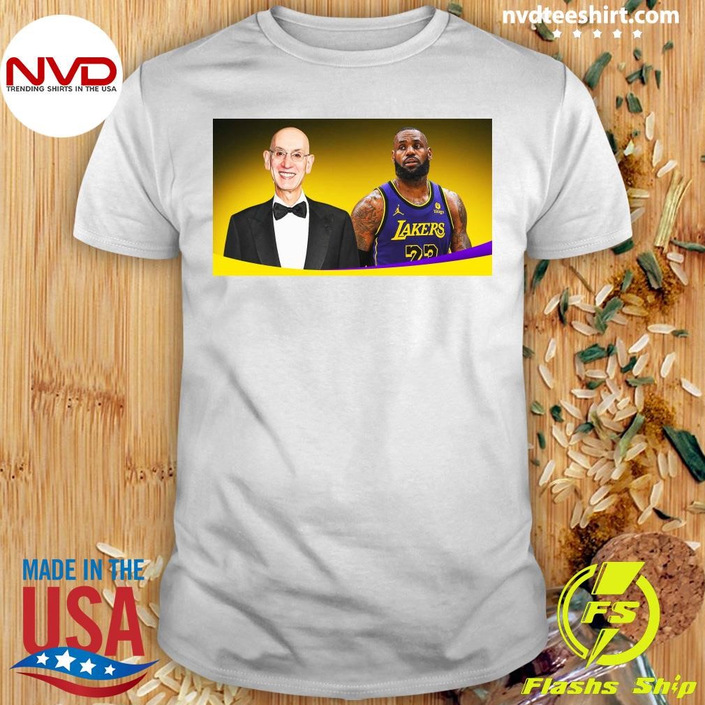 Lebron James Won't Like Adam Silver's Goat Take Shirt