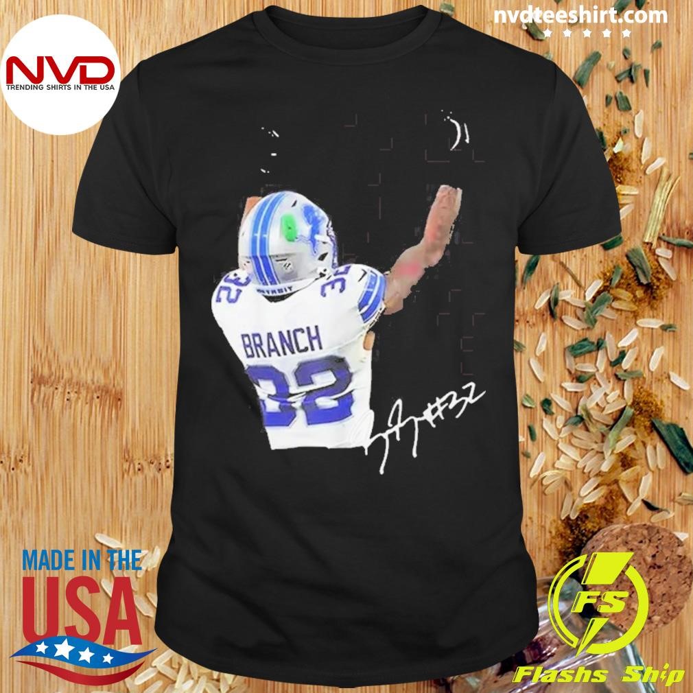 Lions Brian Branch Middle Finger Shirt