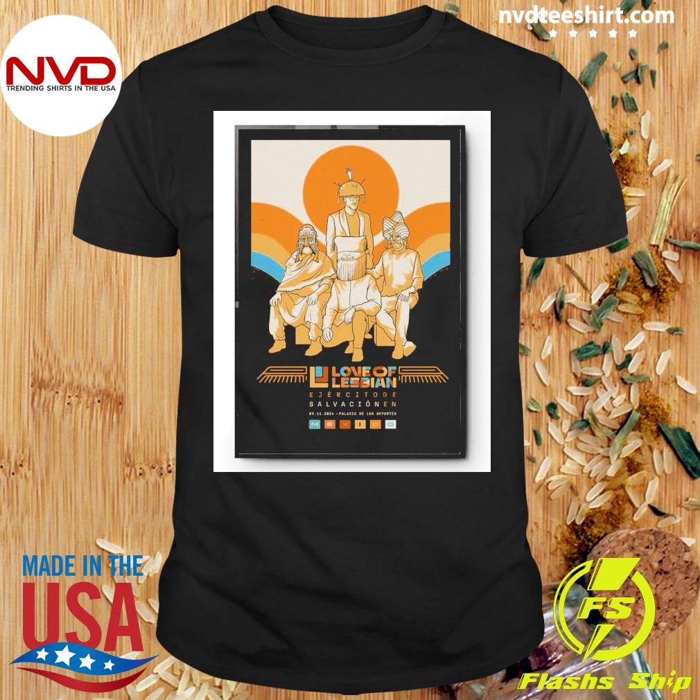 Love Of Lesbian Palacio de los Deportes In Mexico City Nov 9 2024 Shirt