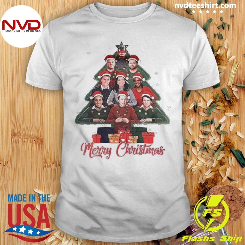 Maga Trump Gang Political Merry Christmas Tree Shirt