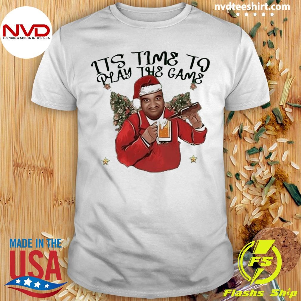 Marc Anderson Time To Play The Game Green Christmas Shirt