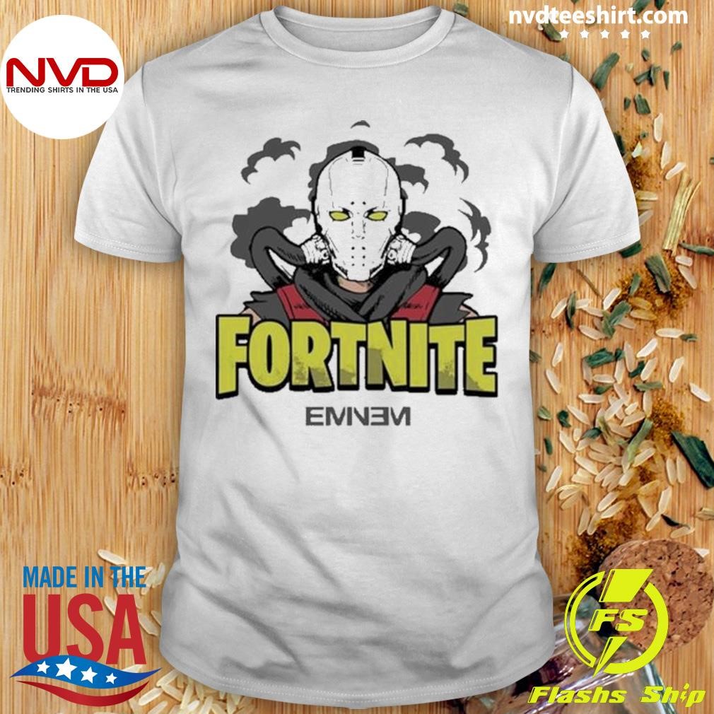 Marshall Mathers Eminem X Fortnite Rap Boy Reloaded Shirt