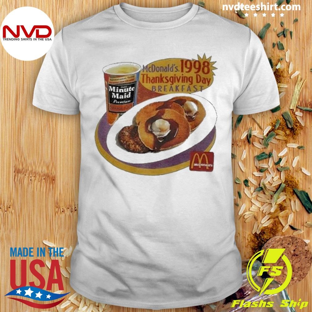 Mcdonald’s 1998 Thanksgiving Day Breakfast Shirt