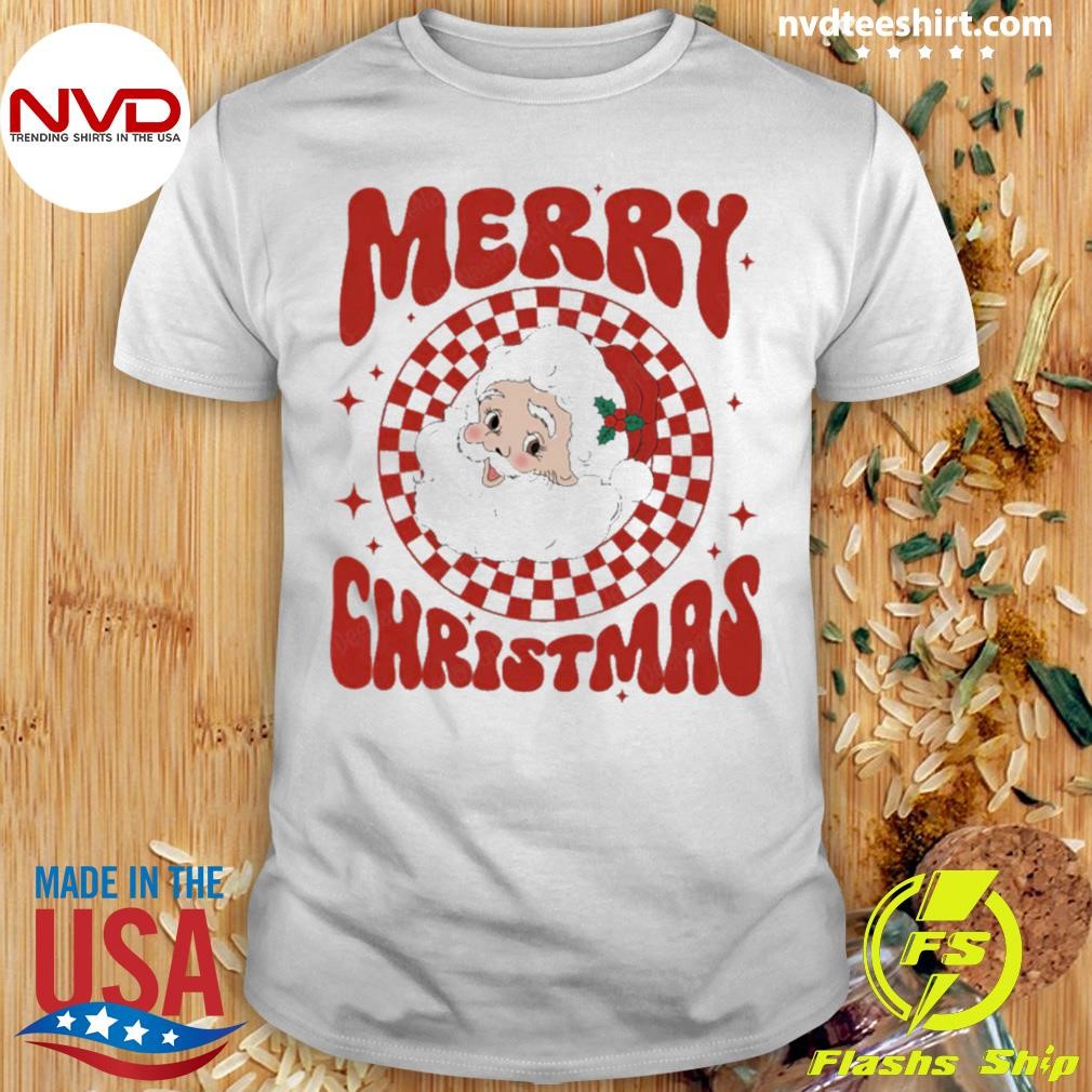 Merry Christmas Retro 2024 Shirt