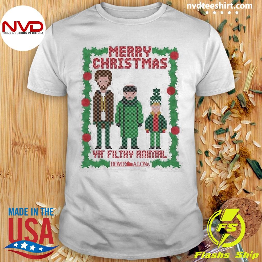 Merry Christmas Ya Filthy Animal Home Alone Sweater Shirt