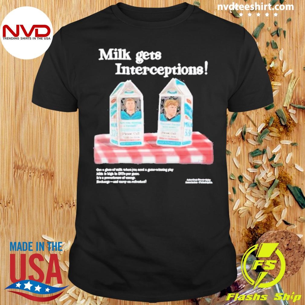 Milk Gets Interceptions Football Shirt