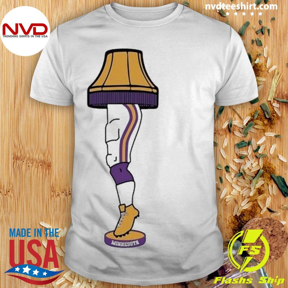 Minnesota Pro Football Holiday Leg Lamp Shirt