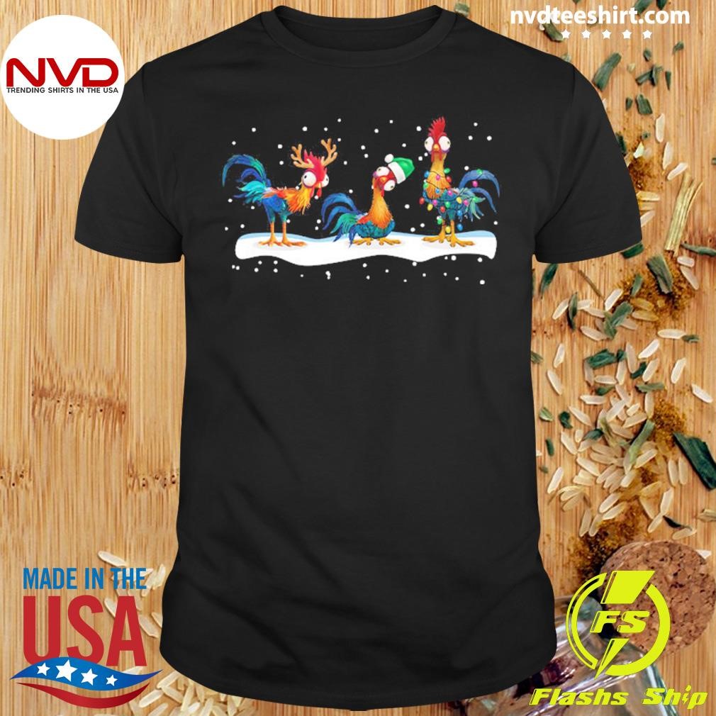 Moana Hei Hei Chicken Christmas 2024 Shirt