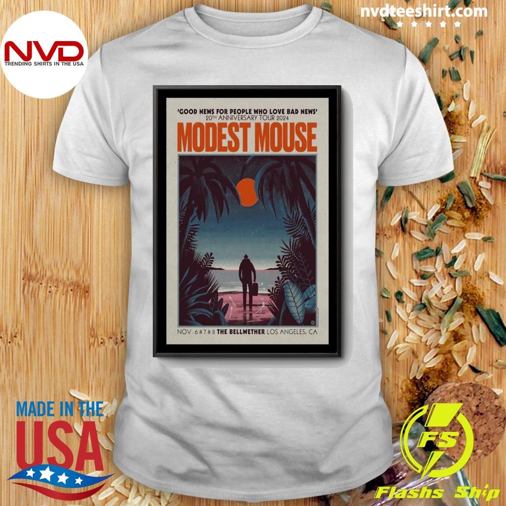 Modest Mouse Nov 6-8 2024 in Los Angeles CA Show Shirt