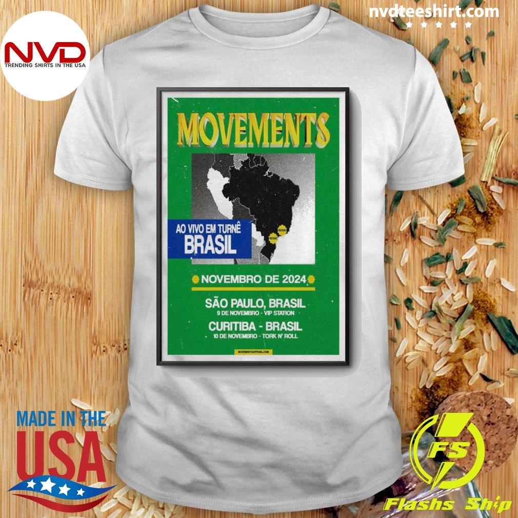 Movements November 9-10, 2024 Brasil Tour Shirt