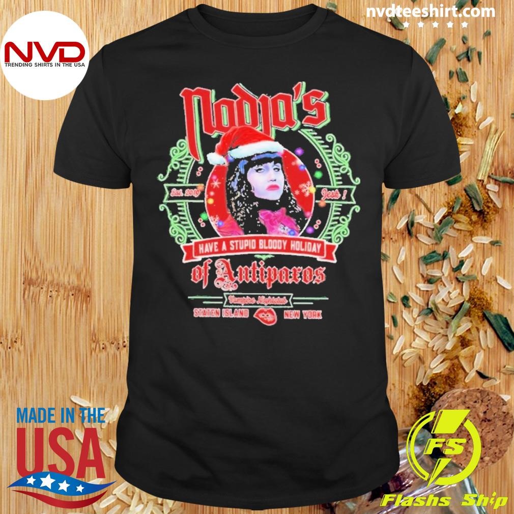 Nadja Of Antipaxos Vampire Nightclub Christmas 2024 Shirt