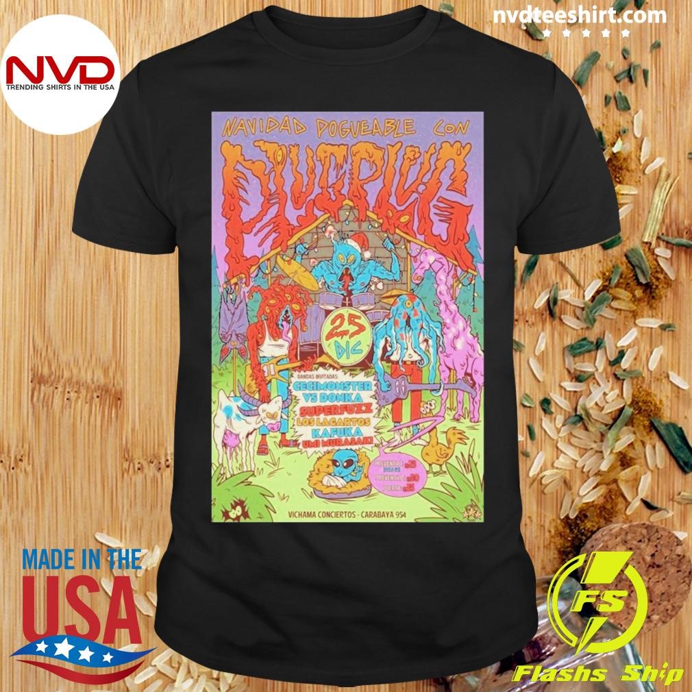 Navidad Pogueable Con Plug Plug Vichama Conciertos Lima December 25 2024 Poster Shirt