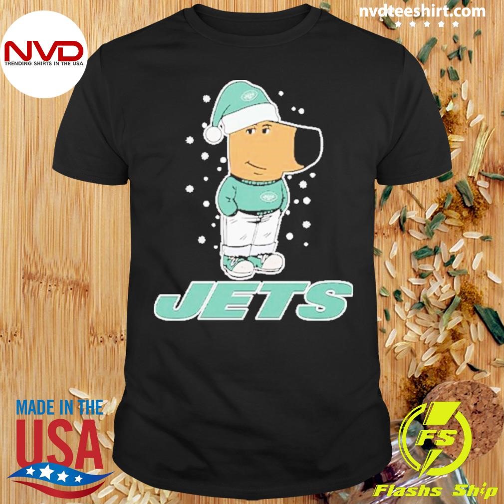 New York Jets X Chill Guy Christmas Shirt