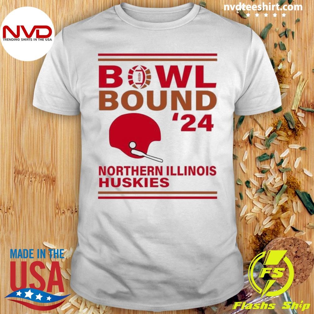 Northern Illinois Huskies 2024 Bowl Bound Helmet Shirt